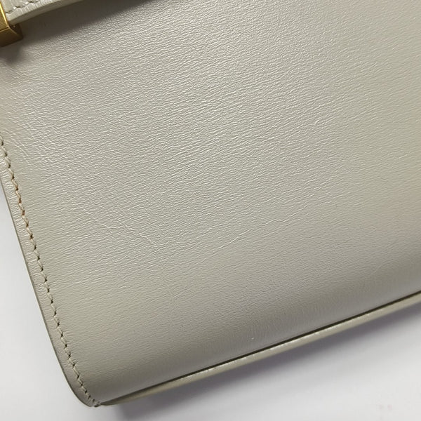 MANHATTAN Mini Calfskin White