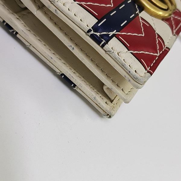GG Marmont Mini Calfskin Multicolor Wallet
