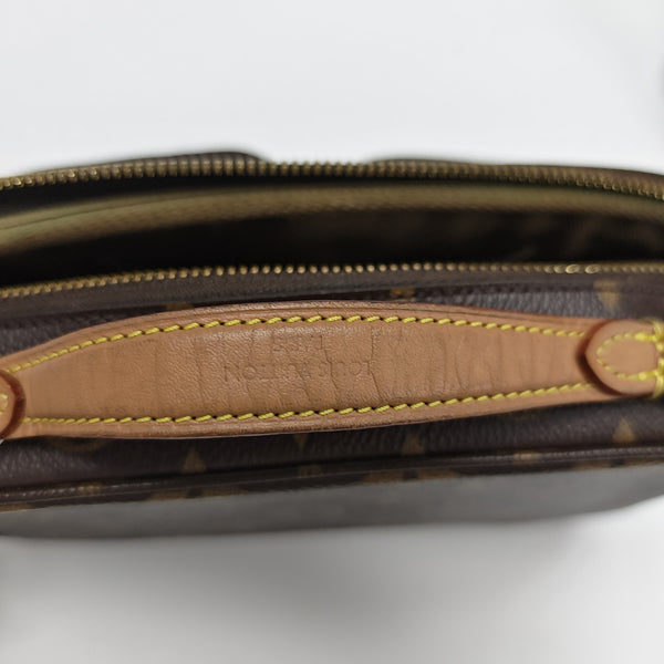 UTILITY Monogram Coated Canvas Brown