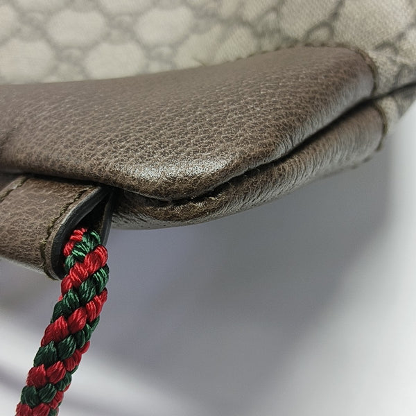 Monogram Coated Canvas Backpack Black