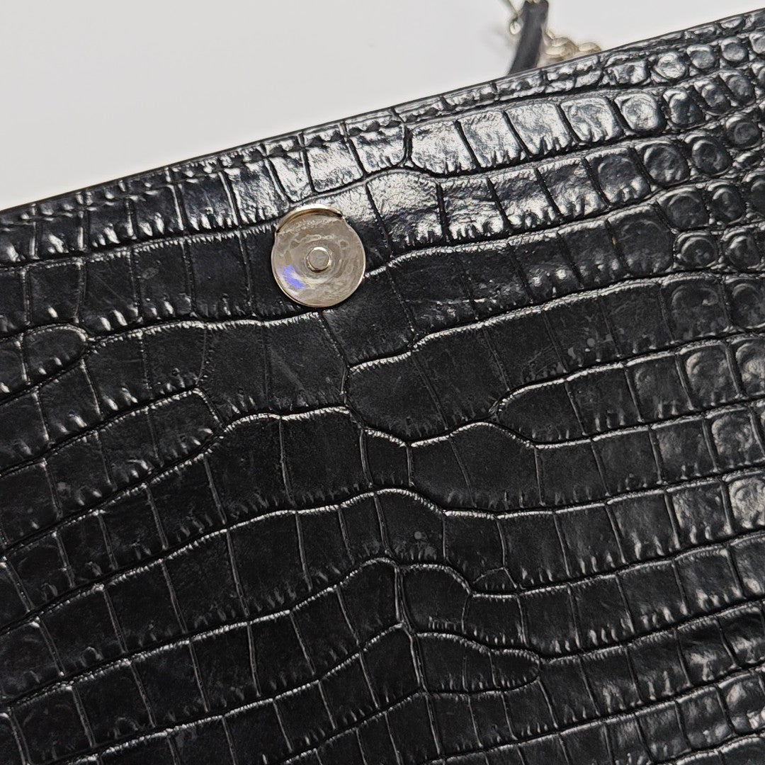SUNSET Medium Calfskin Black