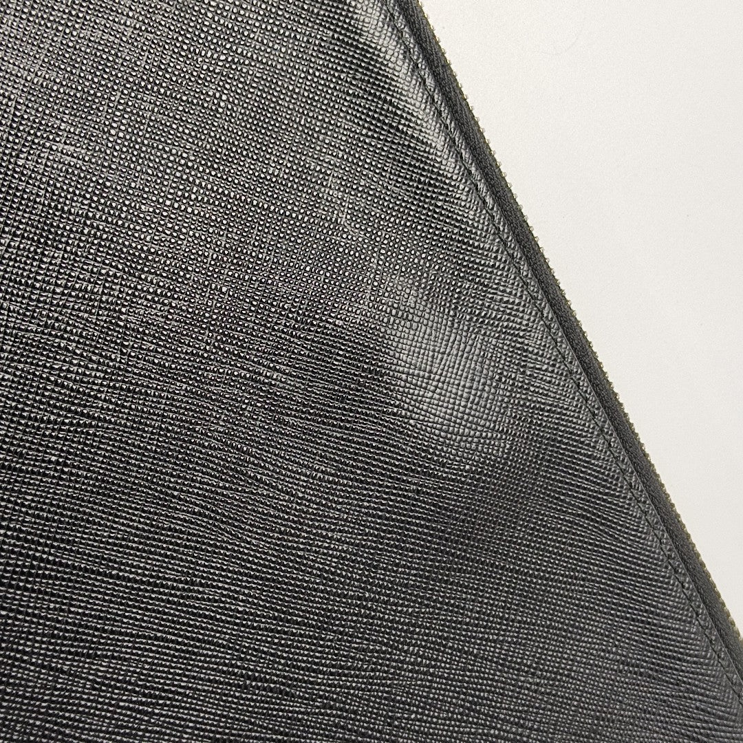 Clutch Saffiano Calfskin Black