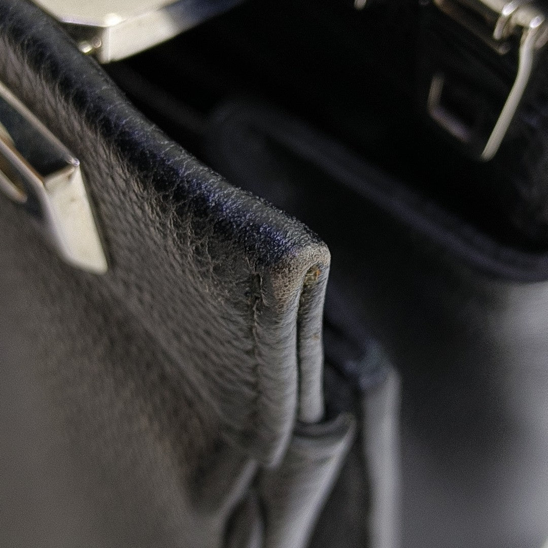 Zumi Small Calfskin Black