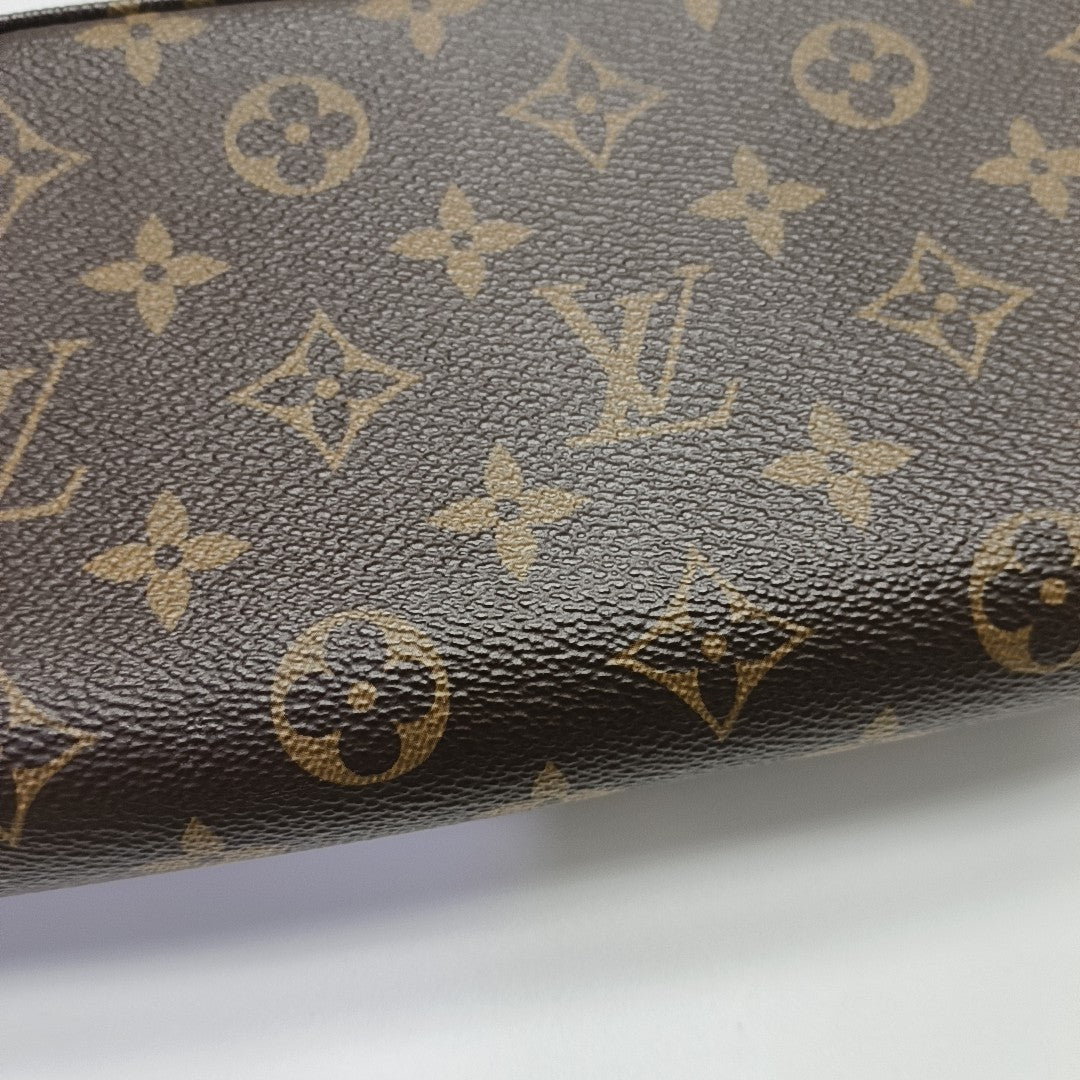 IVY Monogram Coated Canvas Brown