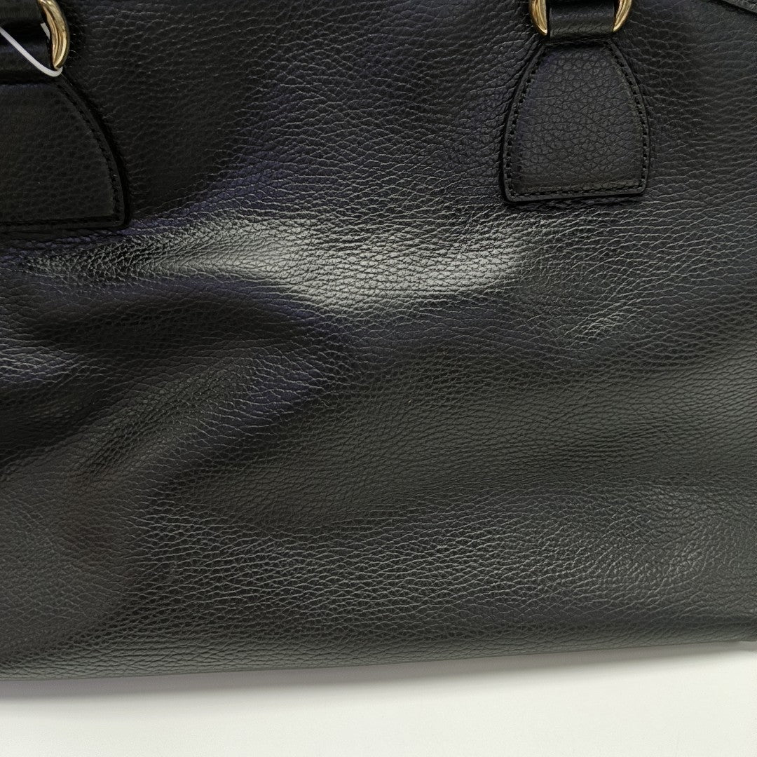 Microguccissima Calfskin Black