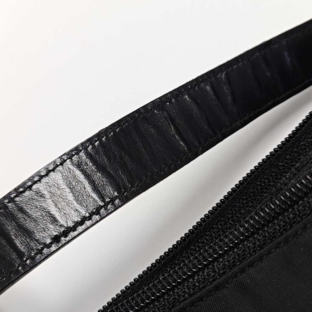 Nylon Shoulder Bag Black