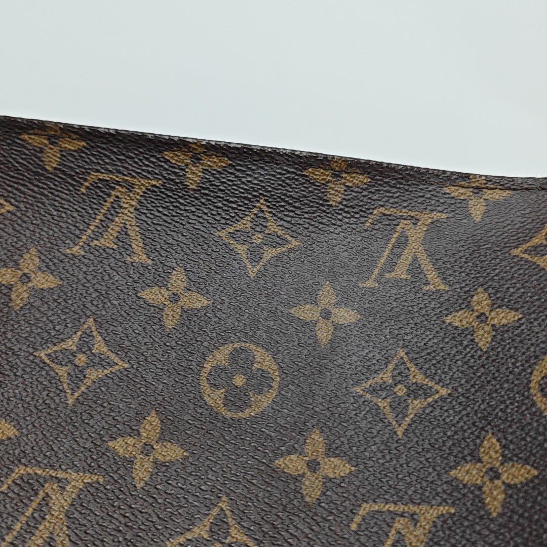 TOILET POCKET 26 Monogram Coated Canvas Brown