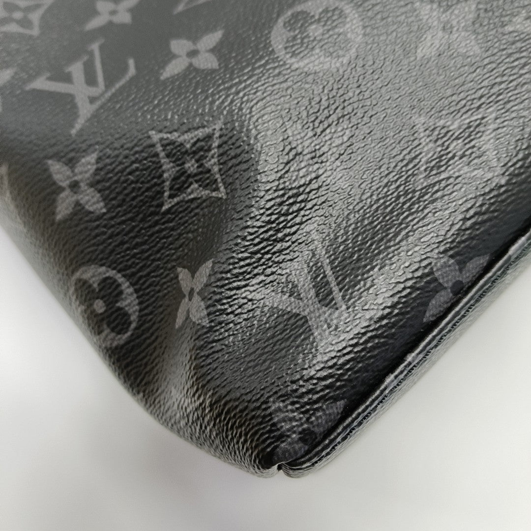 EXPLORER Monogram Coated Canvas Black