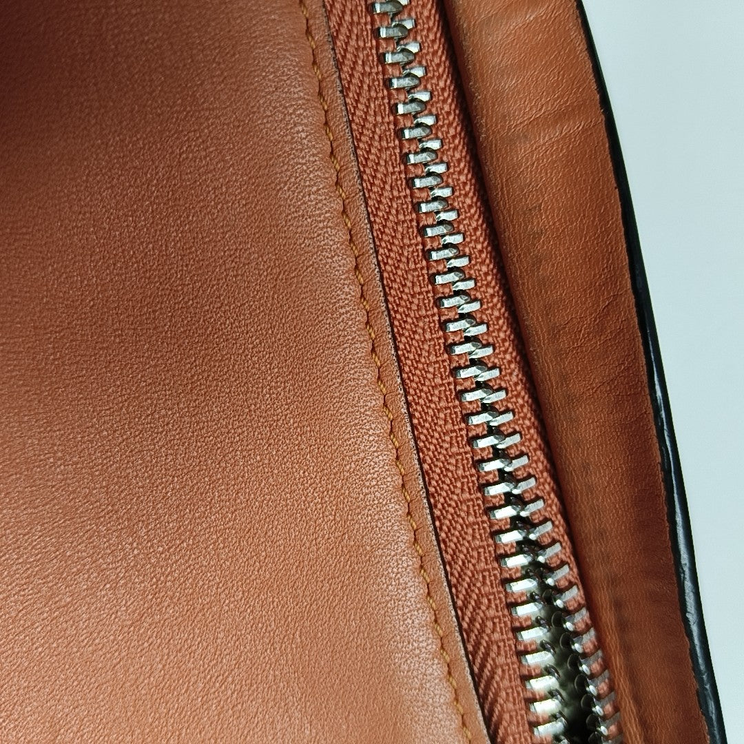 T Pouch Calfskin Orange