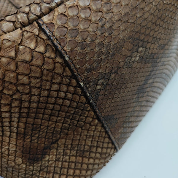 Python Tote Bag Brown