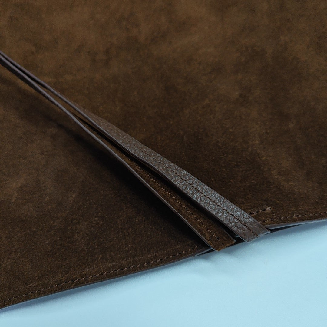 Suede Shoulder Bag Brown