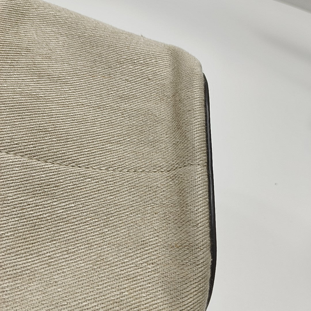 Canvas Bucket Bag Gray