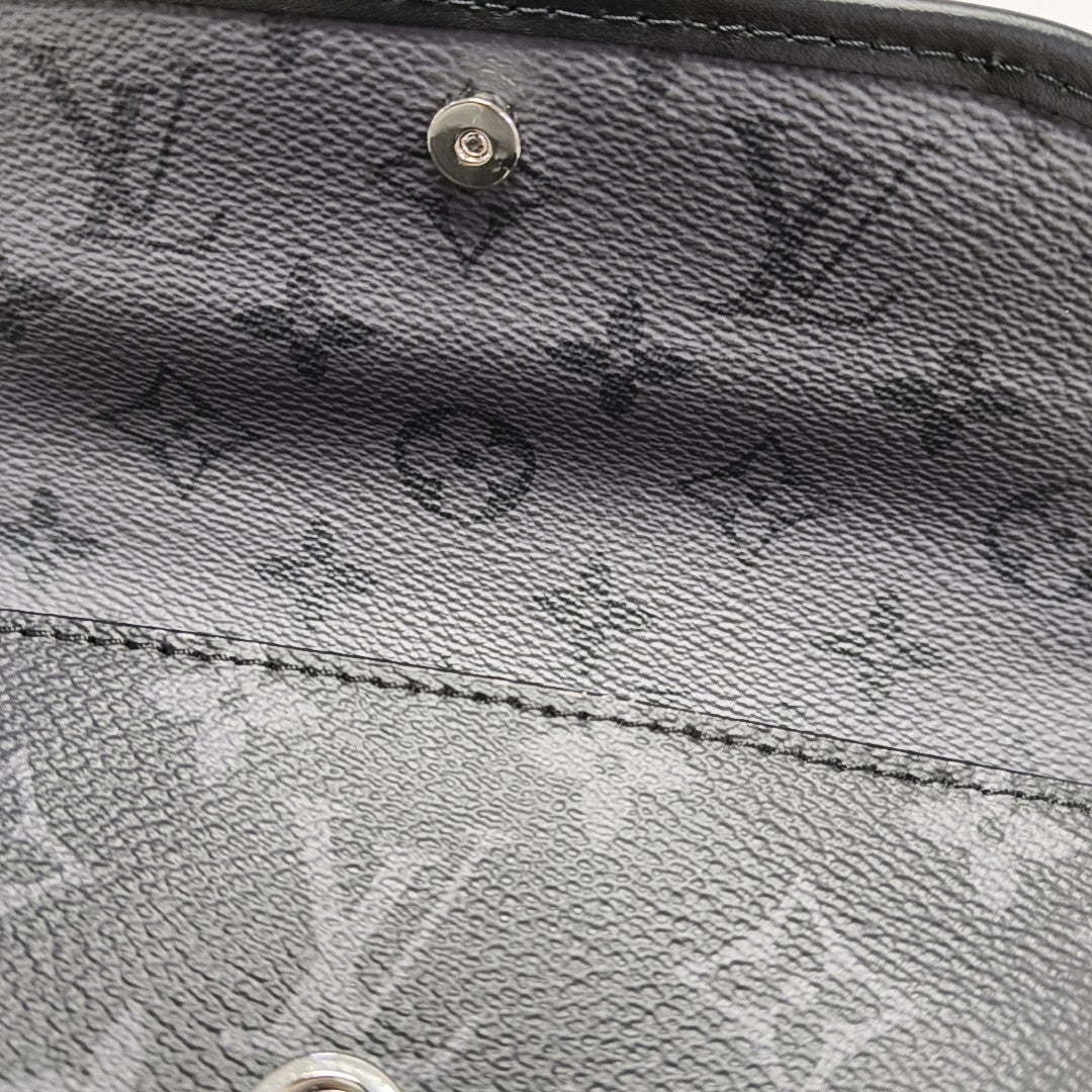 PULSE Mini Monogram Coated Canvas Black