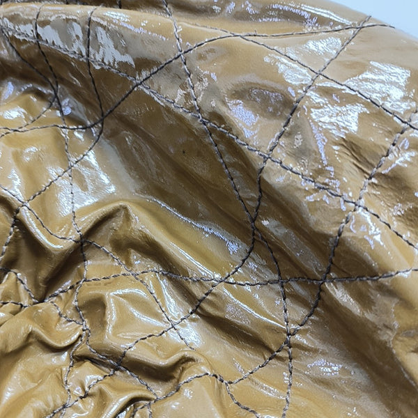 Le Trente Cannage Patent Leather Brown