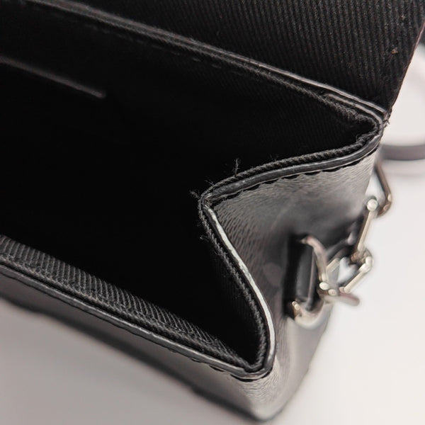 STEAMER Extra Small Monogram Coated Canvas Black
