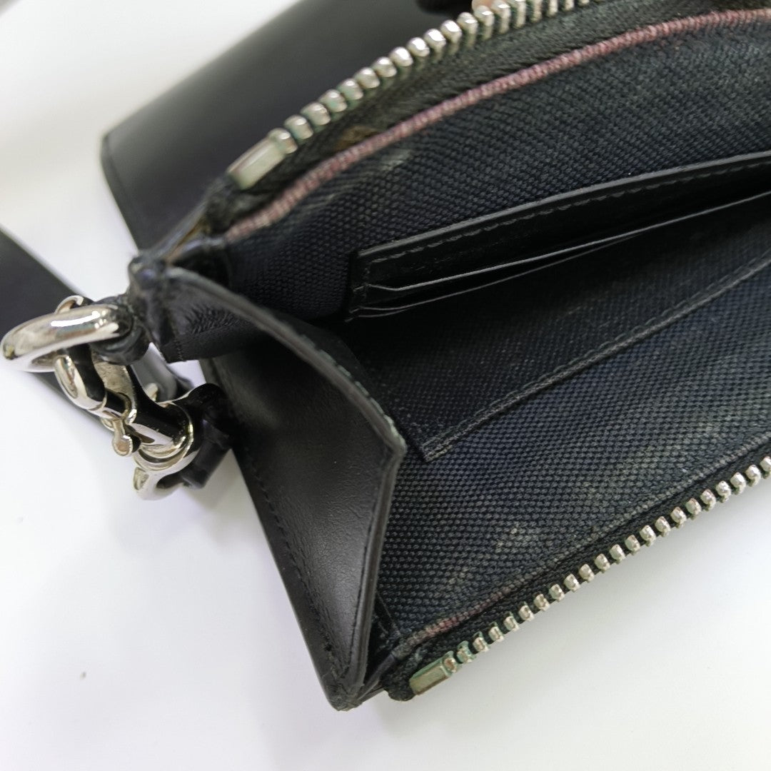 Calfskin Clutch Black