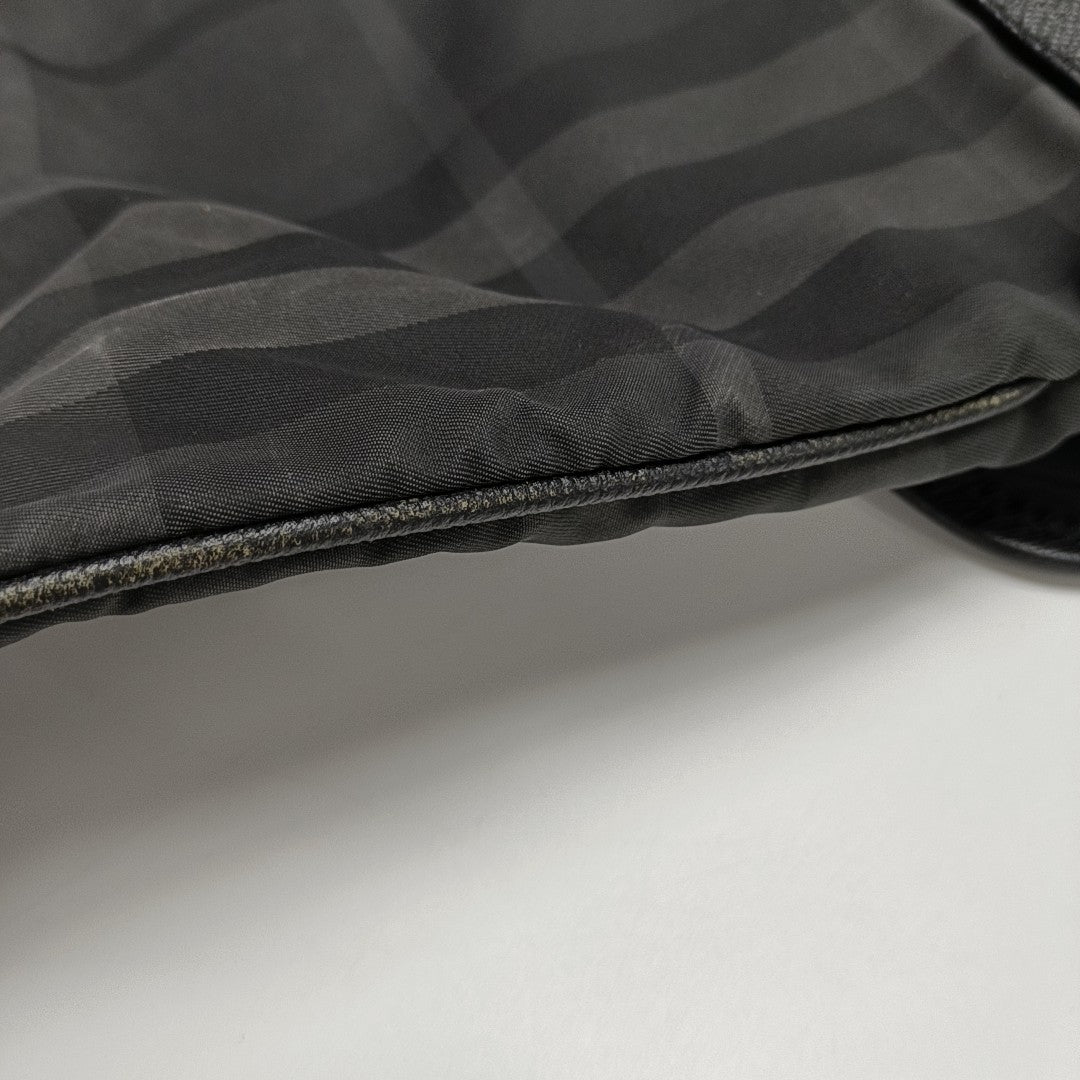 Fabric Crossbody Bag Black