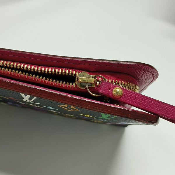 LV × TM INSOLITE Monogram Coated Canvas Black Wallet