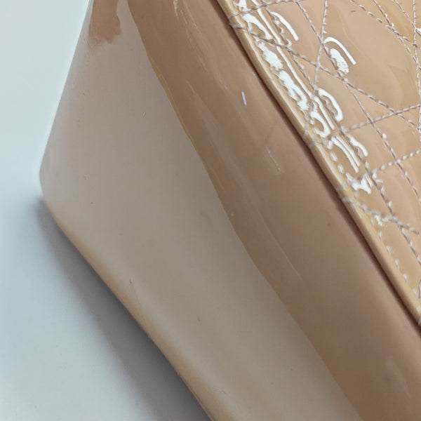 Lady Dior Medium Cannage Patent Leather Pink