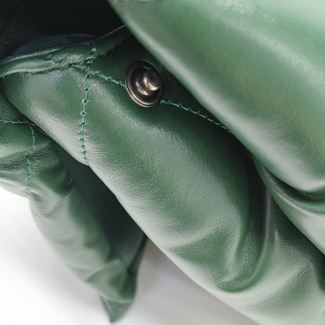 B. Quilted Calfskin Green