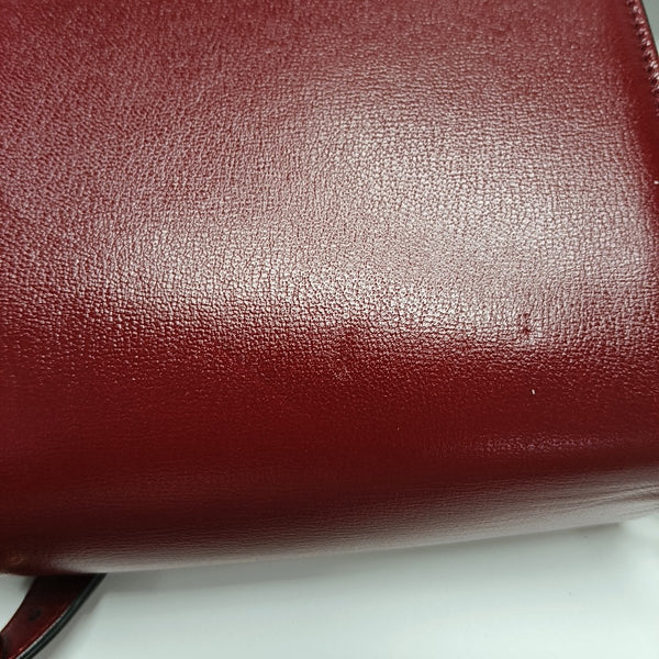 GG Ring Small Calfskin Red