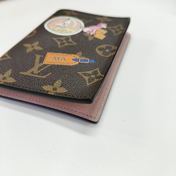 Monogram Coated Canvas Card Holder Brown