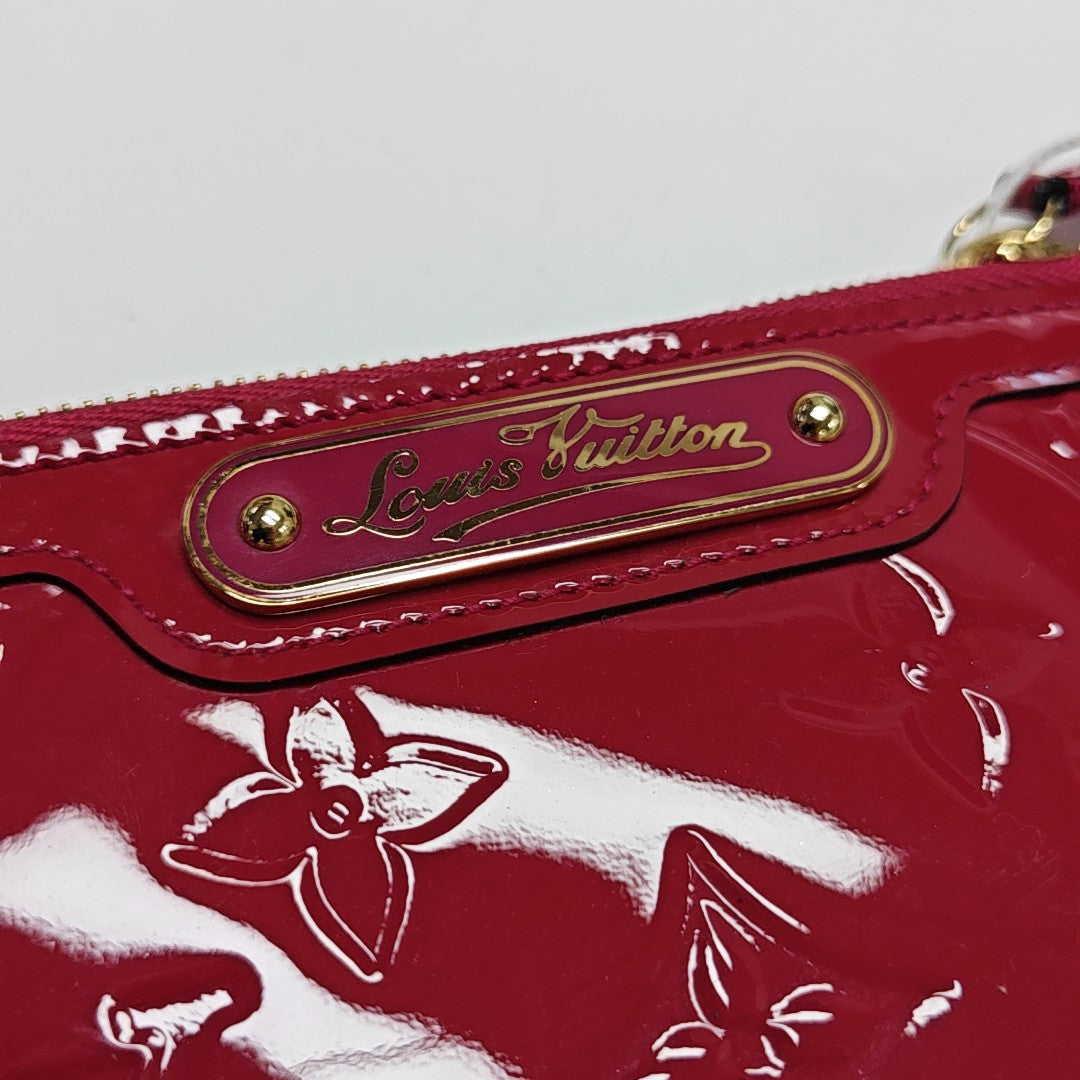 Patent Leather Coin Purse Red