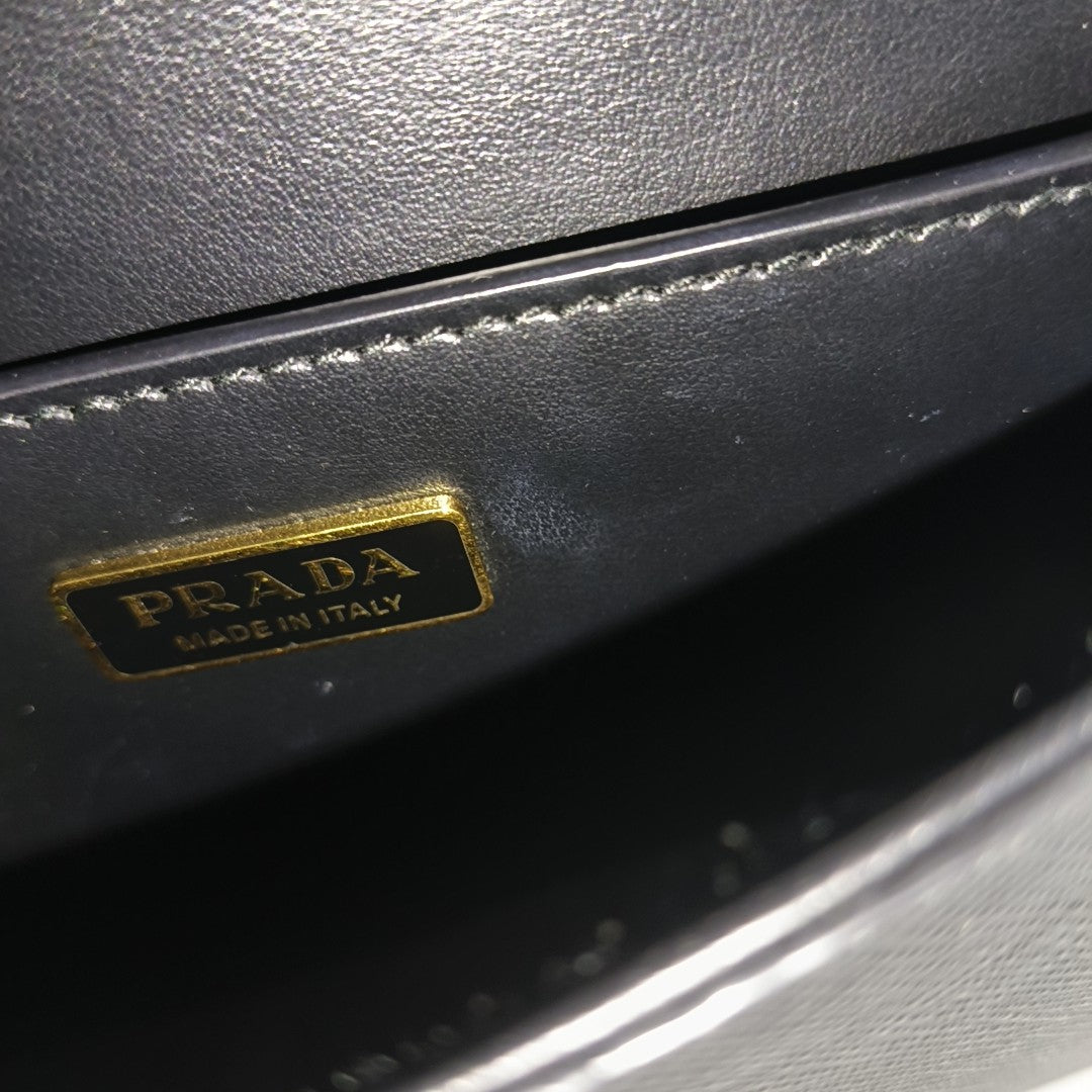Calfskin Shoulder Bag Black