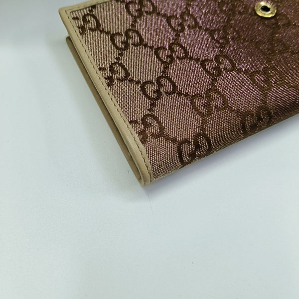 Monogram Canvas Wallet Pink