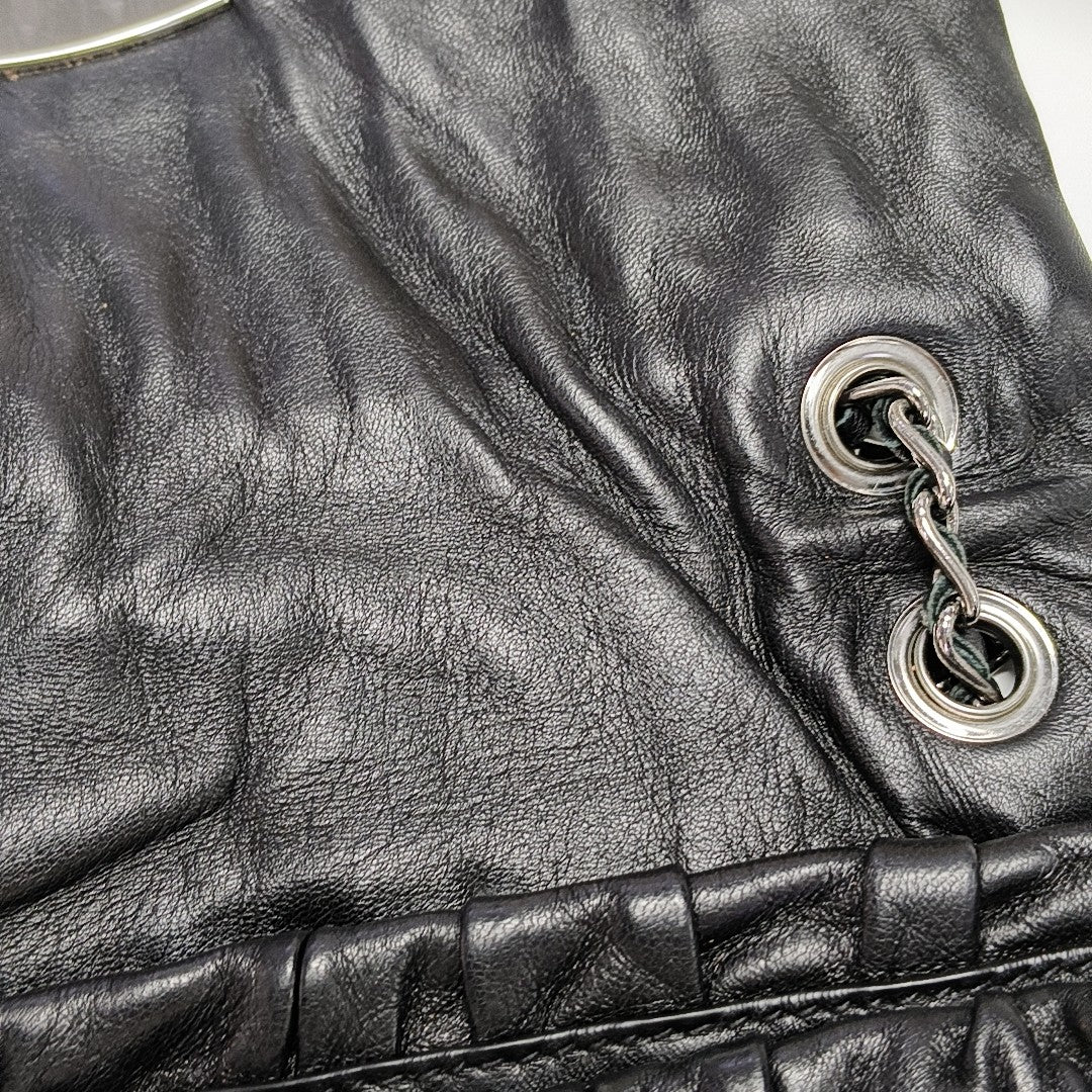 Lambskin Crossbody Bag Black
