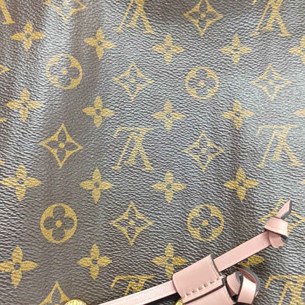 NÉONOÉ MM Monogram Coated Canvas Brown