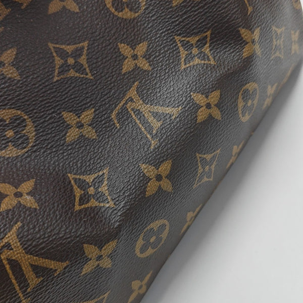 SPEEDY 25 Monogram Coated Canvas Brown