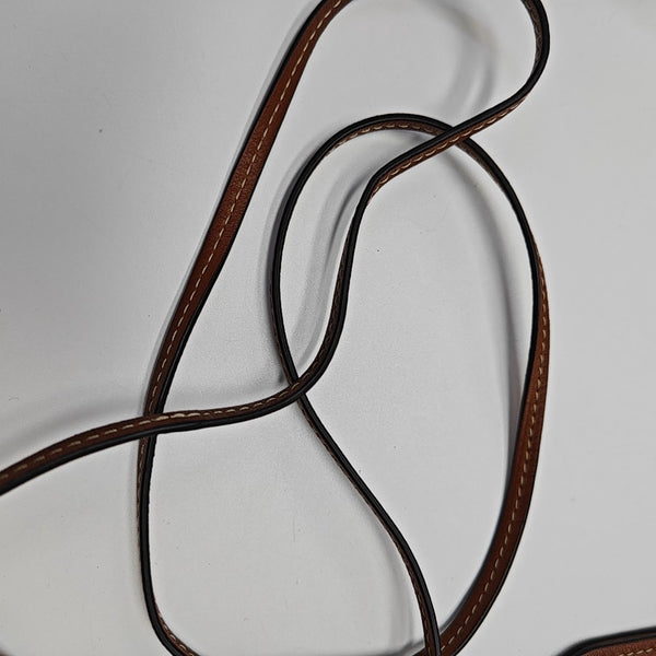 Calfskin Shoulder Bag Brown