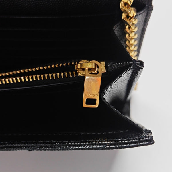 MONOGRAM Medium Quilted Calfskin Black