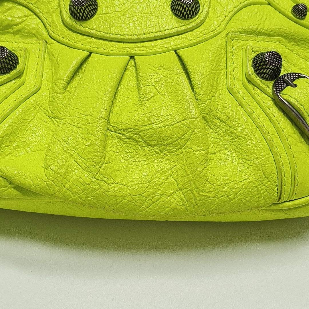 Le Cagole Mini Calfskin Green