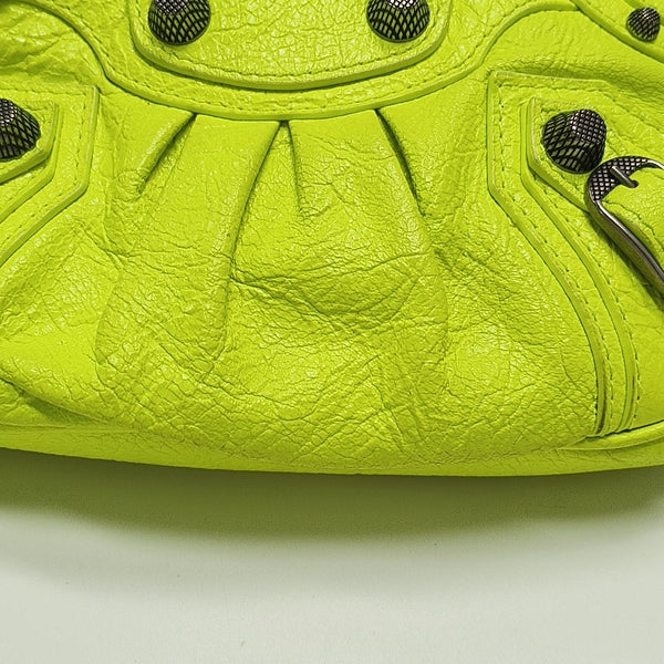 Le Cagole Mini Calfskin Green
