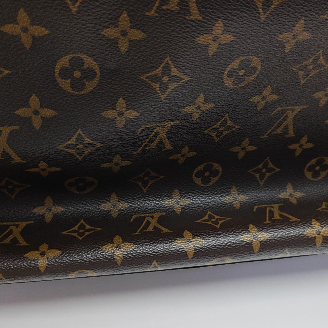 VALMY Monogram Coated Canvas Brown