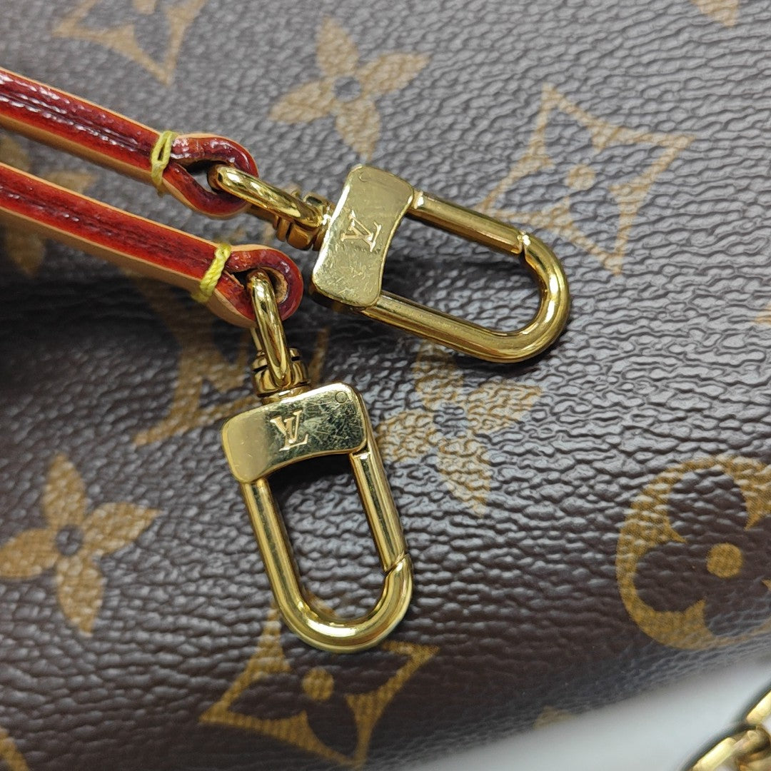 IVY Monogram Coated Canvas Brown