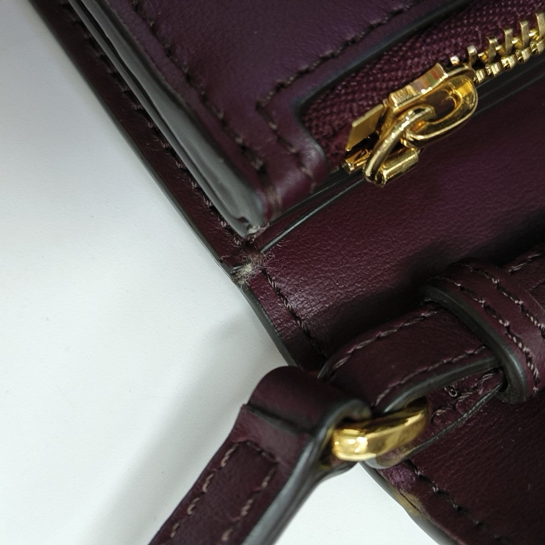 Calfskin Shoulder Bag Red