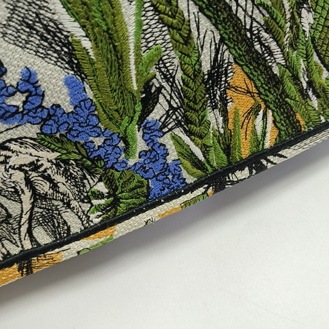 Book Tote Large Canvas Multicolor