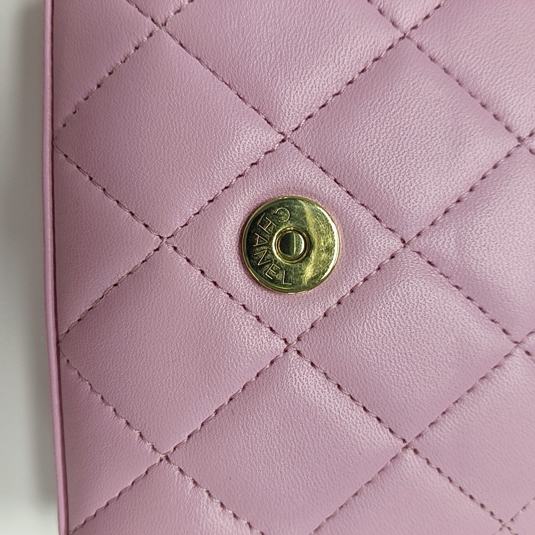 Quilted Lambskin Pink