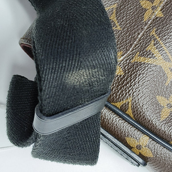 DISTRICT PM Monogram Coated Canvas Brown