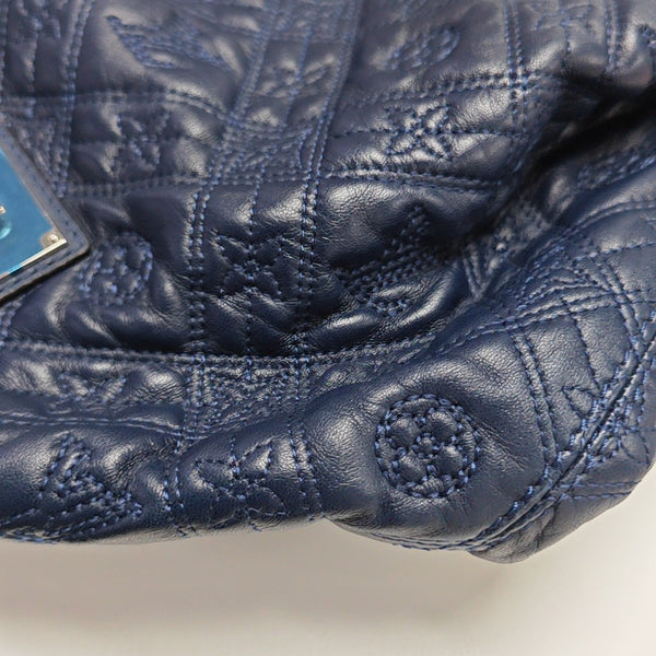 LILIA PM Monogram Calfskin Blue