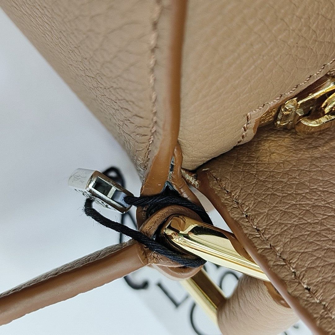 Puzzle Small Calfskin Brown