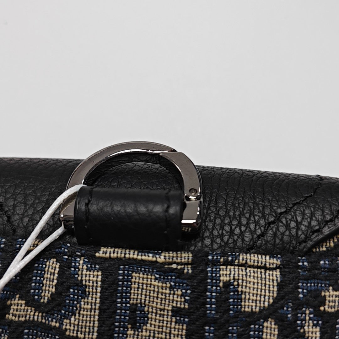 Oblique Calfskin Black