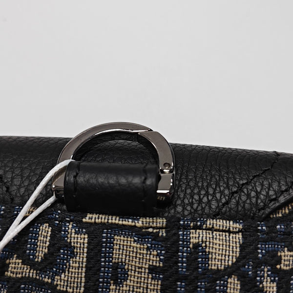 Oblique Calfskin Black