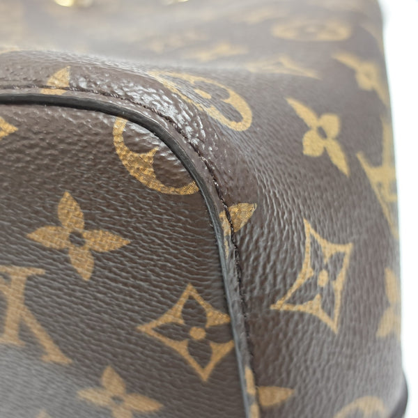 NÉONOÉ MM Monogram Coated Canvas Brown