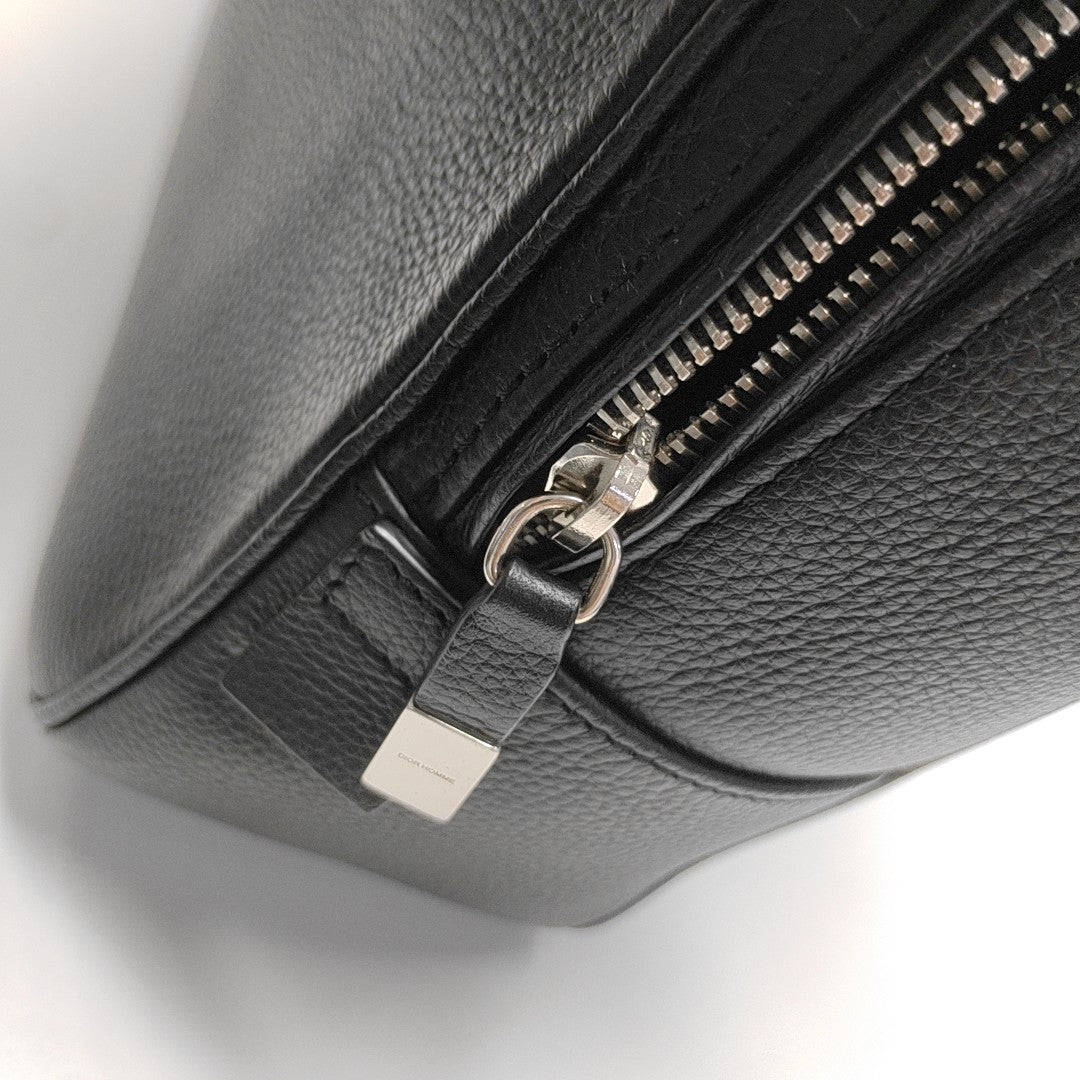 Calfskin Shoulder Bag Black