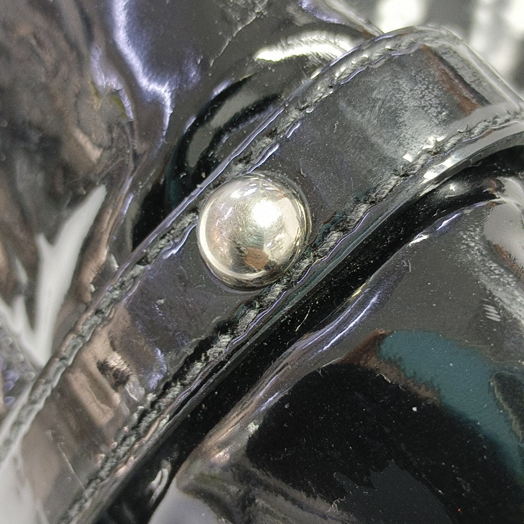 Bow Patent Leather Black