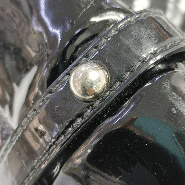 Bow Patent Leather Black